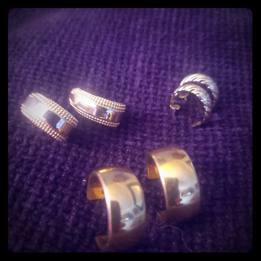 Gold Plated Loop earrings
